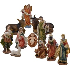 Set completo 11 pz in resina cm 25 Mondo Presepi 2