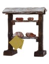 Meat and salumi counter cm 9x5x10, 5 h for statues from 10 cm