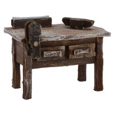 Work bench of a carpenter cm 8,5x5x7 h for statues from 12 cm