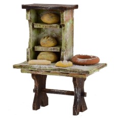 Working bench of a baker cm 8,5x5x11 h for statues from 12 cm