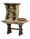 Working bench of a baker cm 8,5x5x11 h for statues from 12 cm