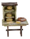 Working bench of a baker cm 8,5x5x11 h for statues from 12 cm
