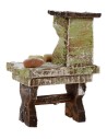 Banco da lavoro di un fornaio cm 4x2,5x5,5 h per statue da 6 cm