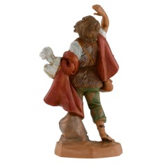 Pastorello con agnello 12 cm Fontanini Mondo Presepi 2
