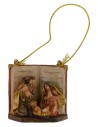 Natividad de 3,5 cm para colgar en resina
