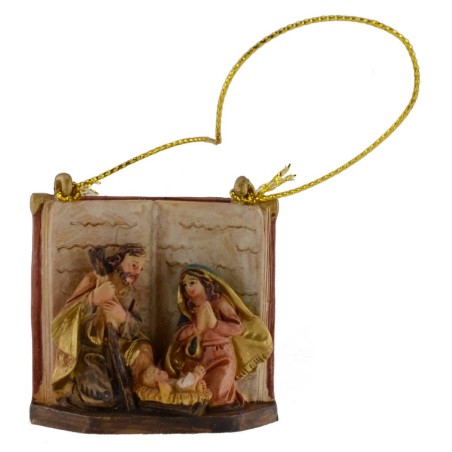 Nativity cm 3.5 to hang in resin