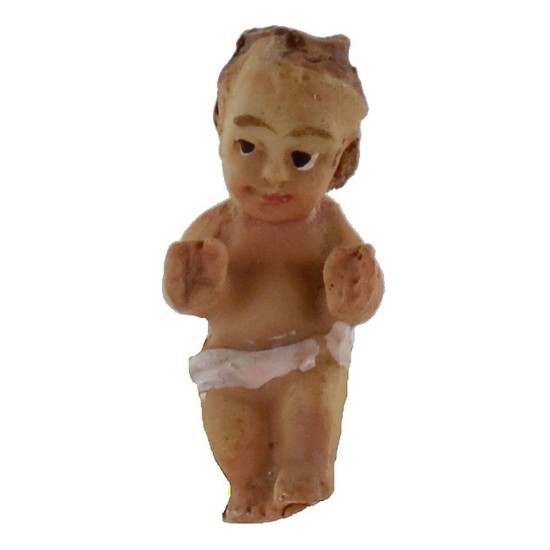 Natività 3 soggetti in resina 8 cm Mondo Presepi