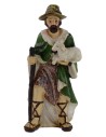 Conjunto de 11 figuras de 12 cm Natividad pesebre, Reyes Magos, ángel, pastor.