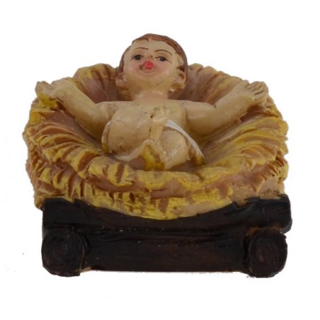 Conjunto de 11 figuras de 12 cm Natividad pesebre, Reyes Magos, ángel, pastor.