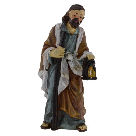 Conjunto de 11 figuras de 12 cm Natividad pesebre, Reyes Magos, ángel, pastor.