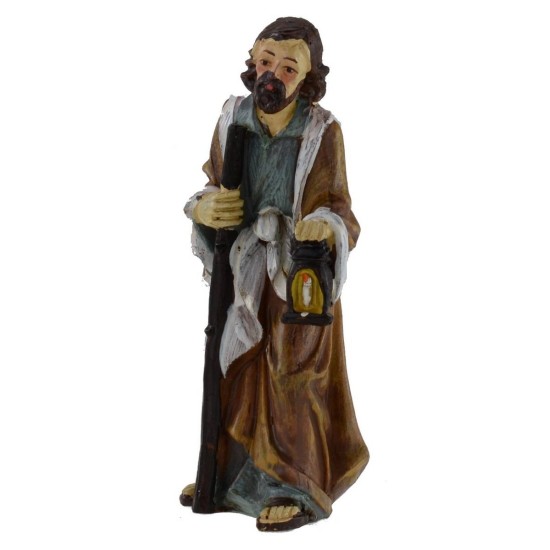 Set 11 figure 12 cm Natività presepe, Re Magi, angelo, pastore