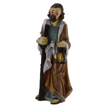 Conjunto de 11 figuras de 12 cm Natividad pesebre, Reyes Magos, ángel, pastor.