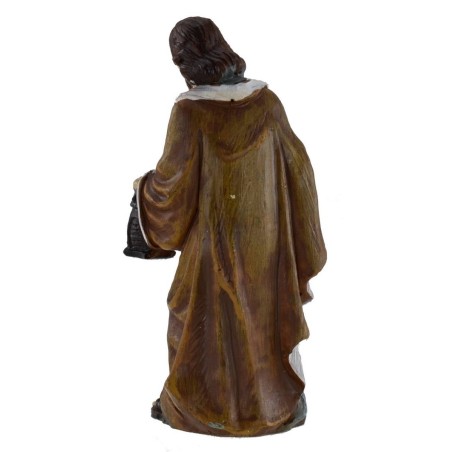 Conjunto de 11 figuras de 12 cm Natividad pesebre, Reyes Magos, ángel, pastor.