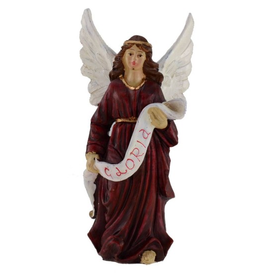 Conjunto de 11 figuras de 12 cm Natividad pesebre, Reyes Magos, ángel, pastor.