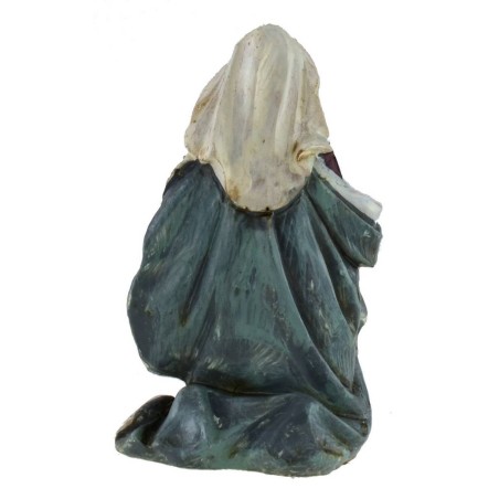 Conjunto de 11 figuras de 12 cm Natividad pesebre, Reyes Magos, ángel, pastor.