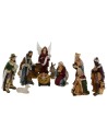 Set 11 figure 12 cm Natività presepe, Re Magi, angelo, pastore