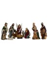Conjunto de 11 figuras de 12 cm Natividad pesebre, Reyes Magos
