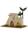 Casa palestinese con rudere di muro cm 18x11x16 h Mondo Presepi