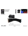 Serie 40 Led Ester.-Inter. colorate a Batterie,Timer e Giochi
