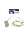 20 Micro LED de luz blanca fría con pilas incluidas