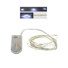 10 Micro led a luce bianca fredda con pile incluse Mondo Presepi 2