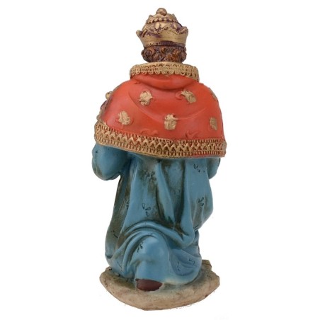 Tres Reyes Magos en resina serie 20 cm Mundo Pesebres