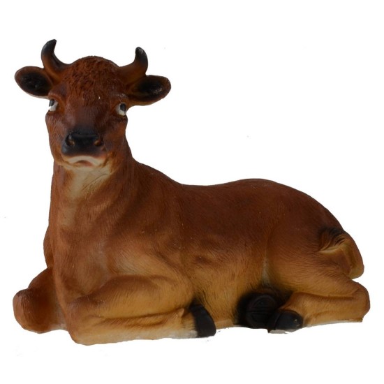 Buey y burro para estatuas de 30 cm en resina Mondo Presepi