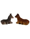 Bue and donkey for statues of 30 cm in resin