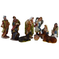 Nativity in sets from 11 subjects cm 15 in resin 2