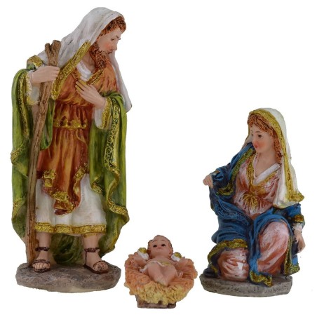 Natività in set da 11 soggetti cm 15 in resina Mondo Presepi