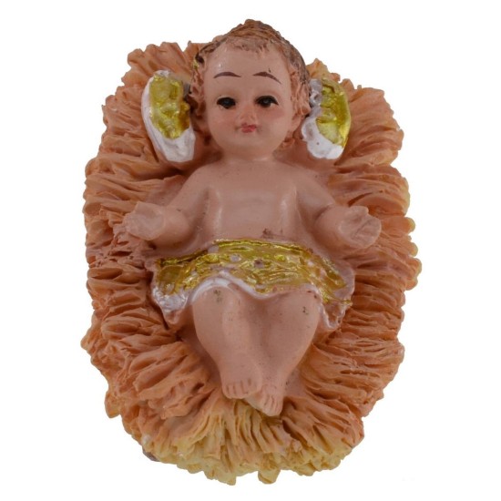 Natividad en conjunto de 11 figuras de 15 cm en resina Mondo Presepi