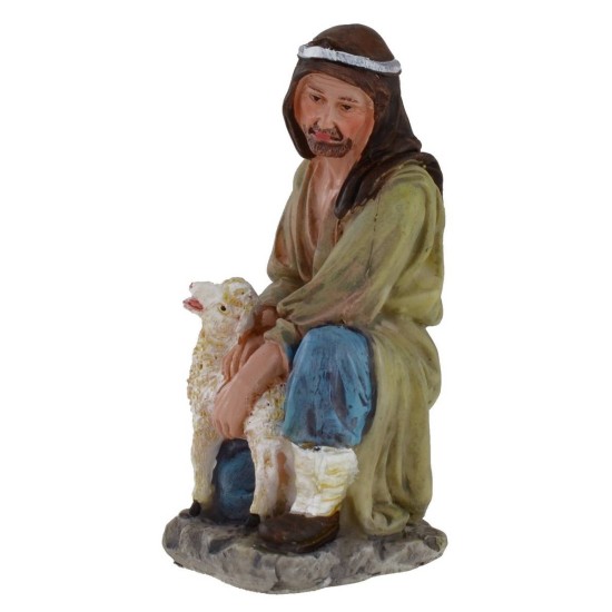 Natività in set da 11 soggetti cm 15 in resina Mondo Presepi