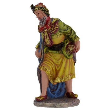 Natividad en conjunto de 11 figuras de 15 cm en resina Mondo Presepi