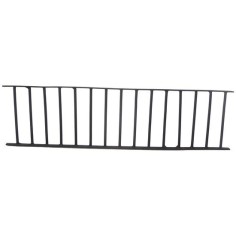 Straight metal railing