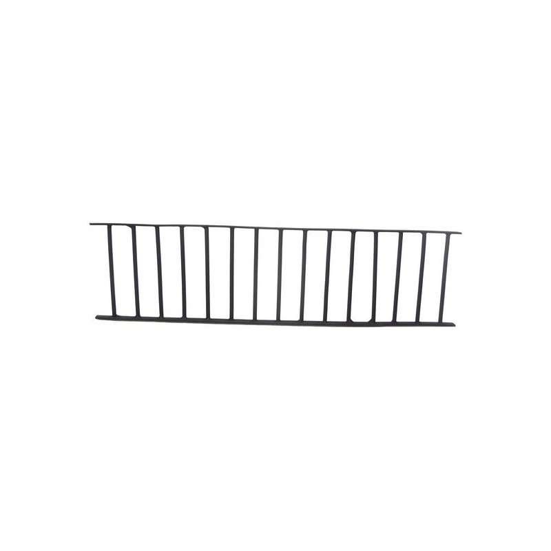 Straight metal railing