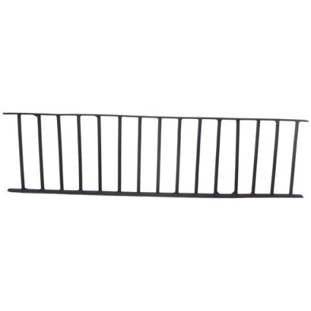 Straight metal railing