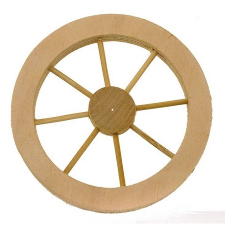 Ruota in legno ø 10 cm Mondo Presepi
