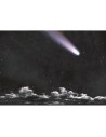 Carta del cielo nocturno con cometa de 70x50 cm