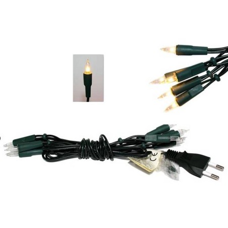 Collar 10 guisantes blancos a 220V. - Cod. LK10P Mundo Pesebres