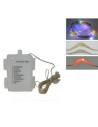 50 micro led colorati a batterie con giochi per esterno e