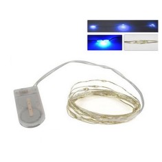 20 Micro led blu con pile incluse Mondo Presepi 2