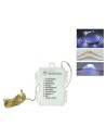 50 micro LED blanco frío con juegos para exterior e interior