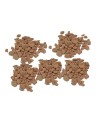 Brown gravel grains from 5-12 mm 500 gr