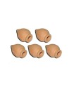 Set 5 anfore cm 3,3 h.