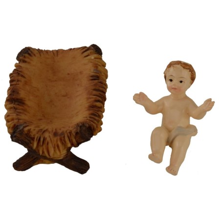 Nativity 3 subjects cm 12 in resin