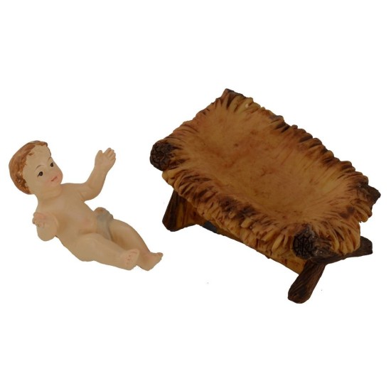 Natividad 3 figuras 12 cm en resina Mundo Pesebres