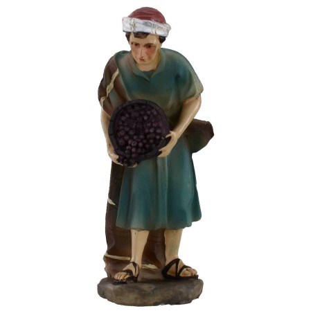 Scene: grape pigiers cm 15 in resin