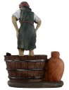 Scena pigiatori di uva cm 15 in resina Mondo Presepi