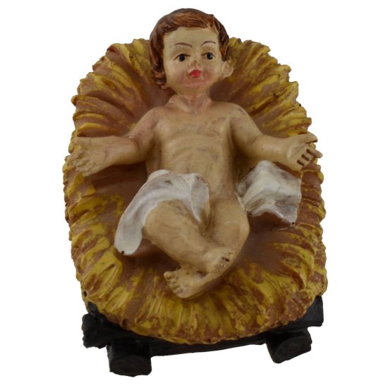 Conjunto Natividad de 11 figuras de 15 cm en resina Mondo Presepi.