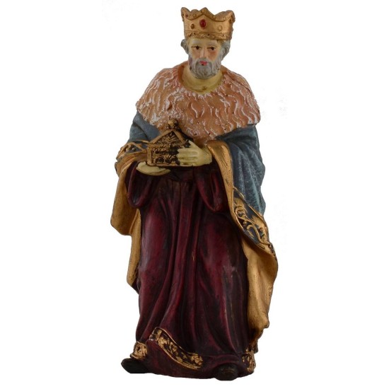 Nativity set from 11 subjects cm 15 in resin